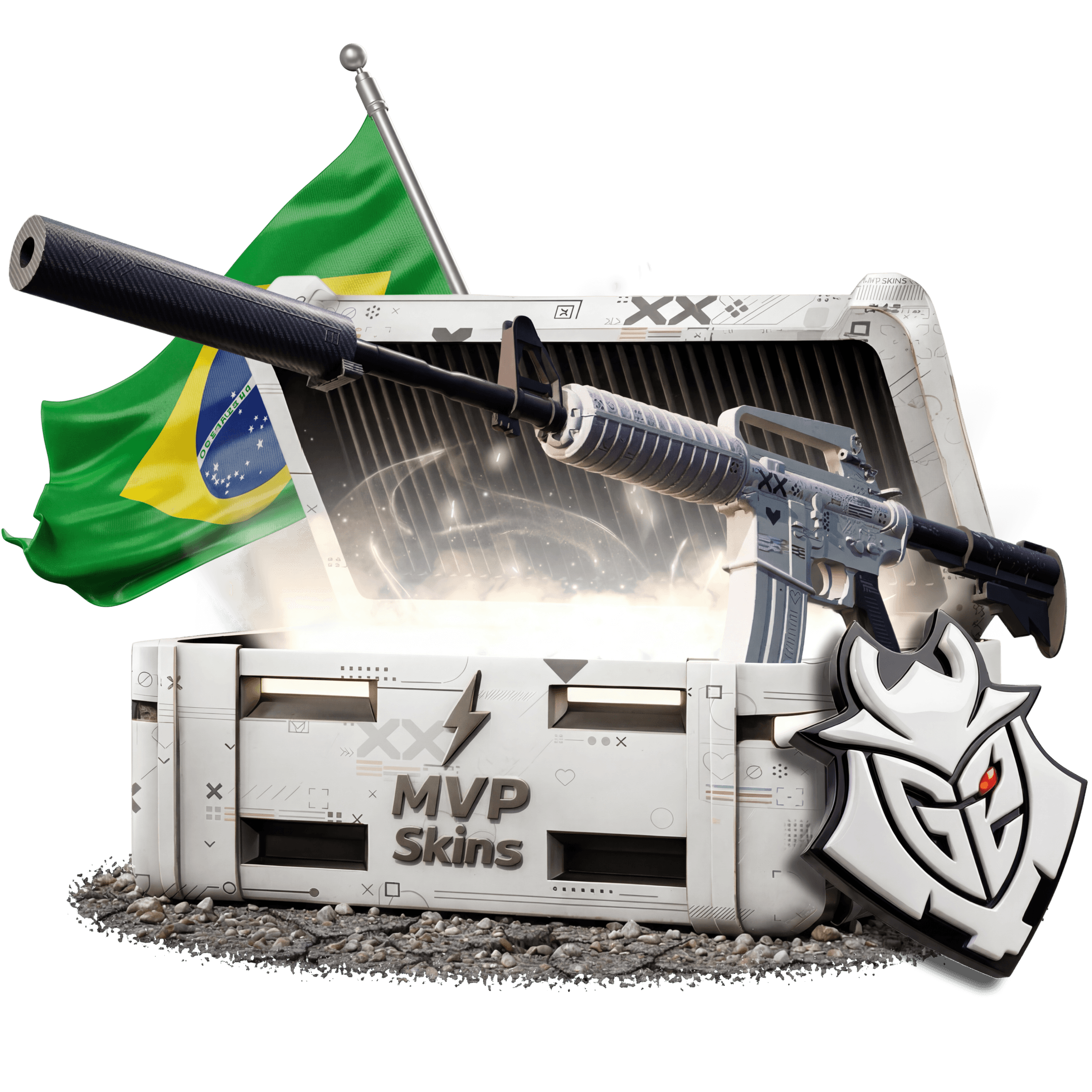 G2 M4A1 S Printstream With Flag